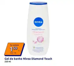 Action Nivea - gel de banho diamond touch promoção