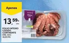Continente Bom dia Continente - polvo inteiro cozido promoção