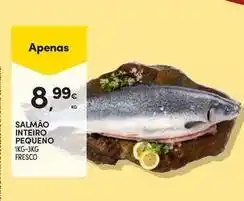 Salmão inteiro pequeno