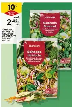 Continente Bom dia Gourmet - salteado da horta/ continente promoção