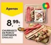 Continente Bom dia Continente - churrasco de porco promoção