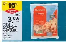 Continente Bom dia Continente - miolo de camarao selvagem promoção