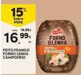 Continente Bom dia Campofrio - peito frango forno lenha promoção