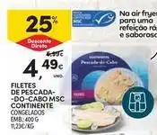 Continente Bom dia Abran congelados - filetes de pescada-do-cabo msc continente promoção