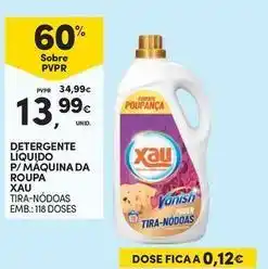 Continente Bom dia Xau - detergente líquido p/ maquina da roupa promoção