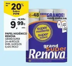 Continente Bom dia Renova - papel higiénico promoção
