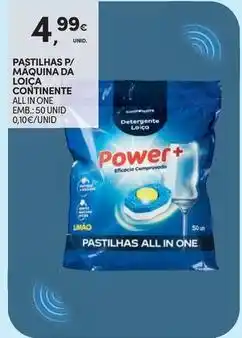 Continente Bom dia Continente - pastilhas p/ maquina da loica promoção