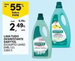 Continente Bom dia Sanytol - lava tudo desinfetante promoção