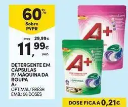 Continente Bom dia A+ - detergente em capsulas p/ maquina da roupa promoção