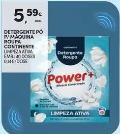Continente Bom dia Continente - detergente pó p/maquina roupa promoção