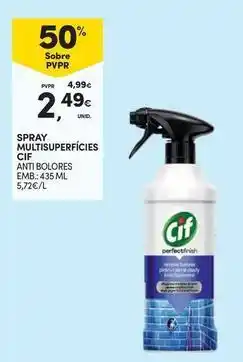 Continente Bom dia Cif - spray multisuperficies promoção