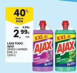 Continente Bom dia Ajax - lava tudo promoção
