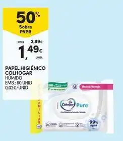 Continente Bom dia Colhogar - papel higiénico promoção