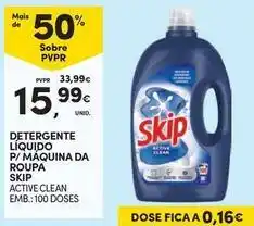 Continente Bom dia Skip - detergente líquido p/ maquina da roupa promoção
