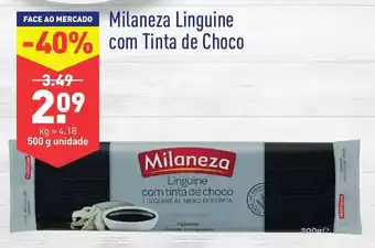 ALDI Milaneza Linguine com Tinta de Choco 500g promoção