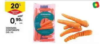 Continente - cenoura