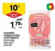 Continente Bom dia Continente - fiambre perna extra promoção