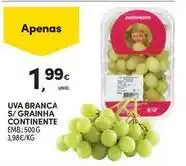 Continente Bom dia Continente - uva branca s/ grainha promoção