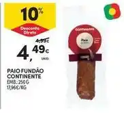 Continente Bom dia Continente - paio fundao promoção