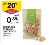 Continente Bom dia Continente - amendoim torrado promoção