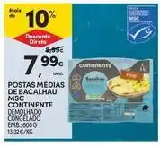 Continente Bom dia Continente - postas medias de bacalhau msc promoção