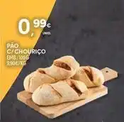 Continente Bom dia Pão c/chouriço promoção