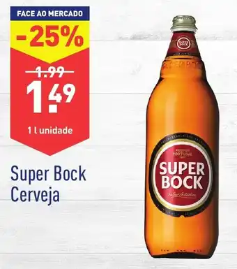 ALDI Super Bock Cerveja 1L promoção