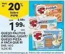 Continente Bom dia A vaca que ri - palitos queijo palitos original/light/queijo pizza promoção