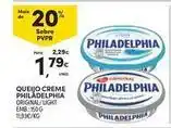 Continente Bom dia Philadelphia - queijo creme promoção