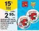Continente Bom dia A+ - queijo de vaca regular/light a vaca que ri promoção