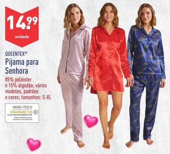 Queentex Pijama para Senhora S-XL