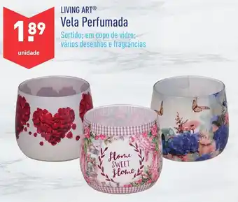 ALDI Living Art Vela Perfumada promoção