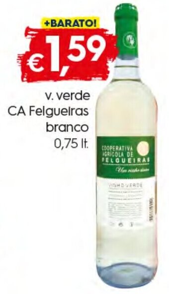 Bolama V. Verde CA Felgueiras Branco 0,75lt promoção