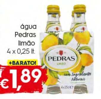 Bolama Água Pedras Limão 4 x 0,25lt promoção