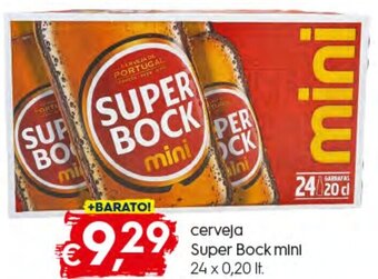Bolama Cerveja Super Bock Mini 24 x 0,20lt promoção