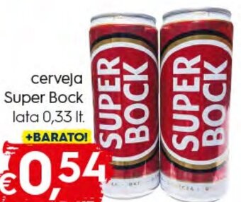 Bolama Cerveja Super Bock Lata 0,33lt promoção