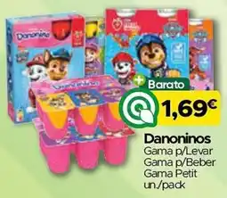 Supermercados Preços Baixos Danoninos Gama p/Levar Gama p/Beber Gama Petit promoção