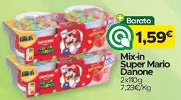 Supermercados Preços Baixos Mix-in Super Mario Danone promoção
