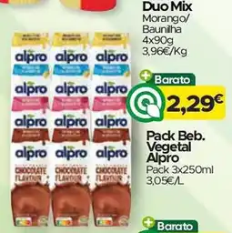 Supermercados Preços Baixos Duo Mix Morango/ Baunilha promoção