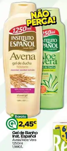 Supermercados Preços Baixos Gel de Banho Inst. Espanhol Aveia/Aloe Vera promoção