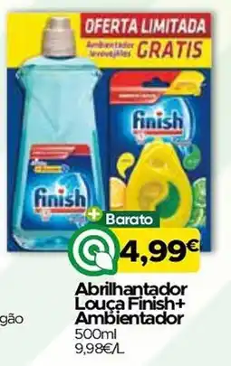Supermercados Preços Baixos Abrilhantador Louça Finish+ Ambientador promoção
