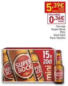 Recheio Mini - cerveja super bock promoção