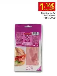 Recheio Amanhecer - fiambre da pá promoção