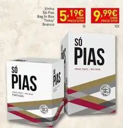 Recheio Pias - vinho tinto promoção