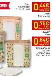 Recheio Amanhecer - prato emb. 10 unid promoção