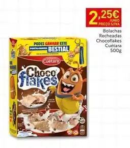 Recheio Cuétara - bolachas recheadas chocoflakes promoção