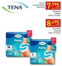 Recheio Tena - cueca incontinencia plus promoção