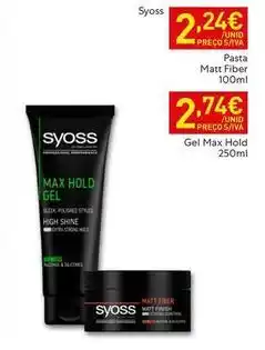 Recheio Syoss - pasta mat fiber promoção
