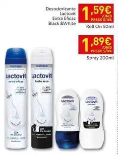 Recheio Lactovit - desodorizante extra eficazz promoção