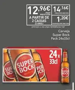 Recheio Super bock - cerveja promoção